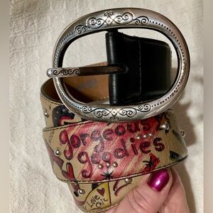 Brighton Glam Graffiti Belt